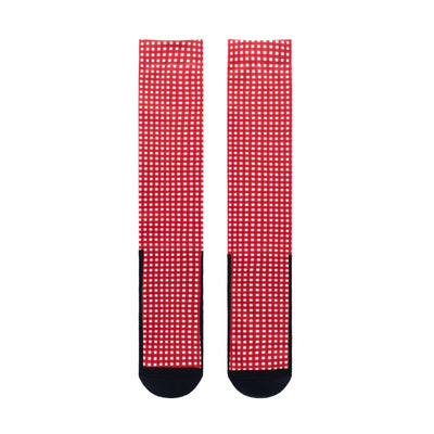 LT Riding Socks - Cherry Red Gingham