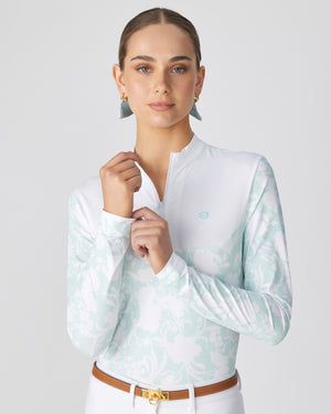 Competition Top - Mint Mia Floral L/S